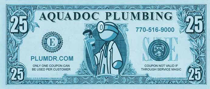 AquaDoc Plumbing: SAVE $25.00!